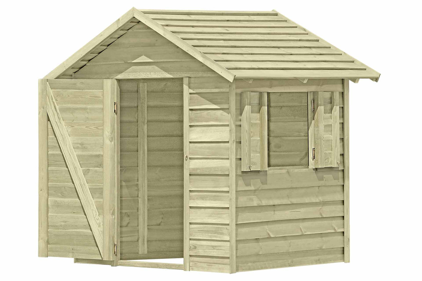 Spielhaus Premium Claus - inkl. Tür & Fensterläden