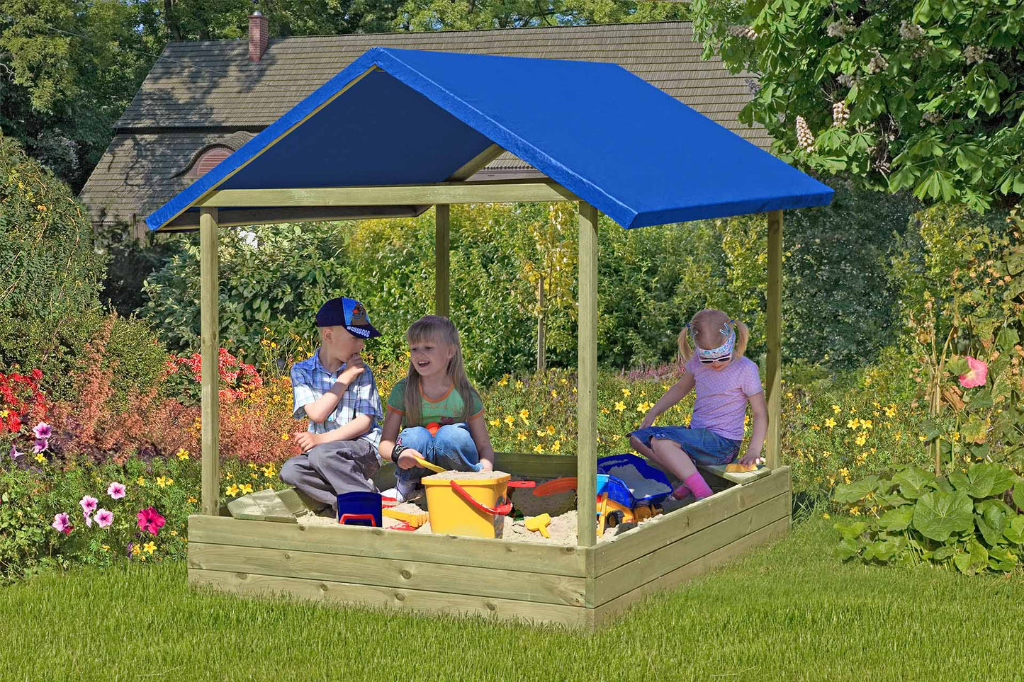 Sandkasten Sonnenhut