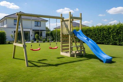Spielturm Purzel mit Kletterwand