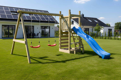 Spielturm Purzel mit Kletterwand