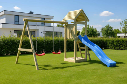 Spielturm Knirps mit Schaukel