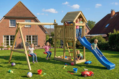 Spielturm Mondi mit Schaukel