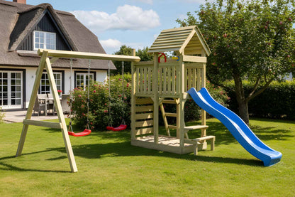Spielturm Mondi mit Kletterwand