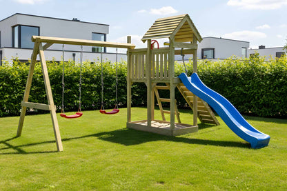 Spielturm Wagemut mit Schaukel