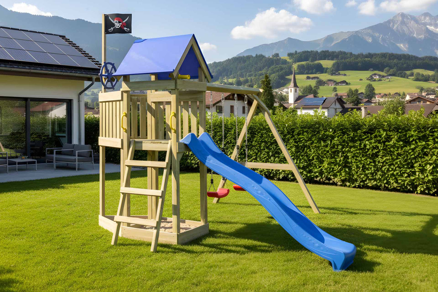 Spielturm Käpt’n Sturm mit Schaukel