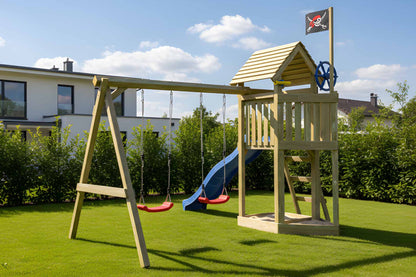 Spielturm Smutje mit Schaukel