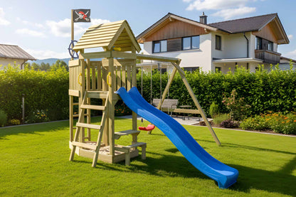 Spielturm Smutje mit Kletterwand