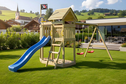 Spielturm Seebär mit Schaukel